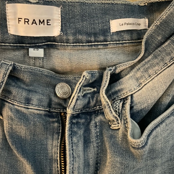 Frame
Le Palazzo HighRise Stretch WideLeg Crop Jeans
Galeston, size 25 (2) - Picture 6 of 6